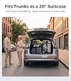 PAISEEC L5 Luxury One-Second Folding Travel Mobility Scooter, 30-Mile Range