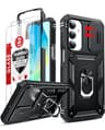 LeYi Hybrid Heavy-Duty Case with Sliding Camera Cover for Galaxy A17 / A16 5G