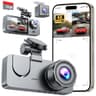 Universal 3-Channel 4K UHD Dash Cam System with IR Night Vision and WiFi