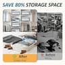 Cozy Essential 20-Pack Jumbo and Travel Vacuum Storage Bags with Manual Hand Pump