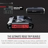 Cobra RAD 700i Radar Detector & SC 201 Dual-View 1080p Dash Cam Hardwire Bundle