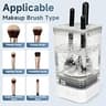 TailBliss Automatic Electric Makeup Brush Cleaner with Silicone Scrub Pad