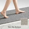 Asvin 24x16-Inch Rectangular Phthalate-Free PVC Loofah Textured Bathtub Mat