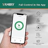 Yamiry Fingerprint Smart Door Knob with Keypad and 5-in-1 Keyless Entry