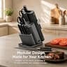 Ninja NeverDull 10-Piece Premium German Steel Knife Block Set with Black Finish