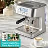 CASABREWS Ultra Advanced Espresso Machine with LCD Display & PID Control