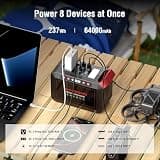 MARBERO 300W 237Wh Portable Power Station Camping Solar Generator Backup