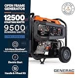Generac 12,500-Watt Tri-Fuel Portable Generator with COsense Safety Technology