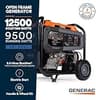 Generac 12,500-Watt Tri-Fuel Portable Generator with COsense Safety Technology