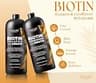 Biotin & Keratin Thickening Shampoo and Conditioner Set with DHT Blockers (16 fl oz)