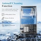 Mountman Built-In Commercial Ice Maker Machine, 110 Lbs Daily Output, 33 Lbs