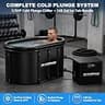 AS ColdPlunge Ice Bath Chiller 1/3 HP and 148-Gallon Insulated Tub Bundle Kit