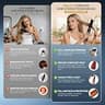 Sleyra Cordless Hair Straightener Brush with Infrared Care