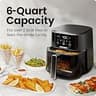 Chefman 6-Quart Compact Air Fryer With Easy-View Window and Hi-Fry Technology