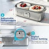 Ultimate Probiotic Yogurt Maker with Dual 1-Quart Bulk Glass Containers