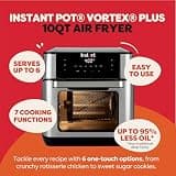 Instant Pot Vortex Pro 10-Quart Air Fryer Oven with EvenCrisp Technology