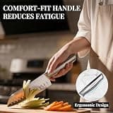 KnifeSaga 14-Piece Premium Japanese High-Carbon Steel Kitchen Knife Block Set