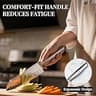 KnifeSaga 14-Piece Premium Japanese High-Carbon Steel Kitchen Knife Block Set
