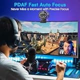 EMEET S600 4K Webcam with Sony Sensor and Ultra-Smooth 1080p 60fps Support