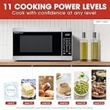 Sharp Carousel Countertop Microwave Oven with Even Heating, 1.1 Cu. Ft.