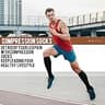 ACTINPUT Copper Infused Compression Socks 15-20 mmHg Circulation (4 Pairs)