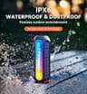 ABFOCE 20W Magnetic Bluetooth Speaker with Solar Panel & RGB Lighting