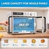 Midea Flexify Classic French Door Air Fryer Toaster Oven Combo, 26.4-Quart Size