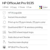 HP OfficeJet Pro 9135 Wireless All-in-One Color Inkjet Printer with ADF