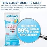 Doheny's Professional-Grade Di-Chlor Shock, 56% Stabilized, 6 x 1lb Bags