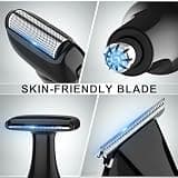 Hatteker Upgraded Mens Electric Back Shaver 4-in-1 Kit with Adjustable Arm
