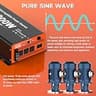 VIOPUMPO 2000W Pure Sine Wave Sump Pump Backup Battery System with 25A Fast Charger