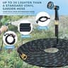KETTOYA 100ft Non-Expanding Garden Hose with 360° Rotating Swivel Connectors