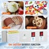 VEVOR 220W Commercial Ice Roll Maker Machine with 9.4x11 Square Pan and Defrost