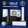 DELLA 10,000 BTU Smart Window Air Conditioner with Voice Control Integration