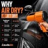 Suds Lab JD Jet Dry Car Drying Blower with Two Rubber Nozzles and 20-Foot Cord