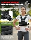 BAGAIL Adjustable Weighted Vest for Women with Removable Sandbags (4-10 lbs)