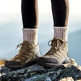 NORTIV 8 Waterproof Suede Leather Hiking Boot with MDT High-Traction Outsole