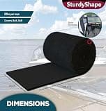 SturdyShape Premium 25 oz Boat Trailer Bunk Carpet Kit with Installation Tools