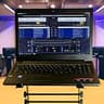 RockJam RJLP1 Adjustable Heavy-Duty Steel DJ Laptop Stand for Club Booths