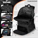 Spalding 30L Waterproof Oxford Fabric Basketball Backpack for Men and Women
