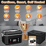 SNIFITAR Pro 24000mAh Cordless Heated Lunch Box with 3D Surround Heating