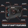 Bushnell Tour V7 Shift Laser Rangefinder with Dual-Color OLED Display