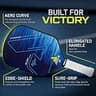 JOOLA Ben Johns Hyperion CAS 16mm Carbon Abrasion Surface Pickleball Paddle