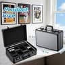 boldblox Large 4-Row Graded Card Storage Box with Integrated Combo Lock