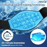 REVIX 45-Minute Extra Large Ice Grid Gel Pack Wrap for Long-Lasting Relief