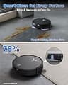 ECOVACS DEEBOT T50 MAX Robot Vacuum with 18,500Pa Suction and 12-in-1 OMNI Base Station