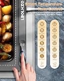 LBOLHZO Graphene Extra Large Silicone Food Warming Mat with 6 Settings (36 x 16)