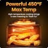 Chefman Slim 4-in-1 Digital Touchscreen Air Fryer with Ceramic Coating, 3.5-Quart