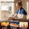 Bob and Brad 2.4lb Weighted Far Infrared Heating Pad with Adjustable Strap