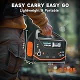 Premium 600W 293Wh Lithium Battery Portable Power Station for Camping